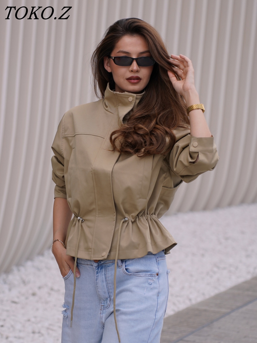 Street Fashion Toko - TOKO 2026 Women High Neck Cropped