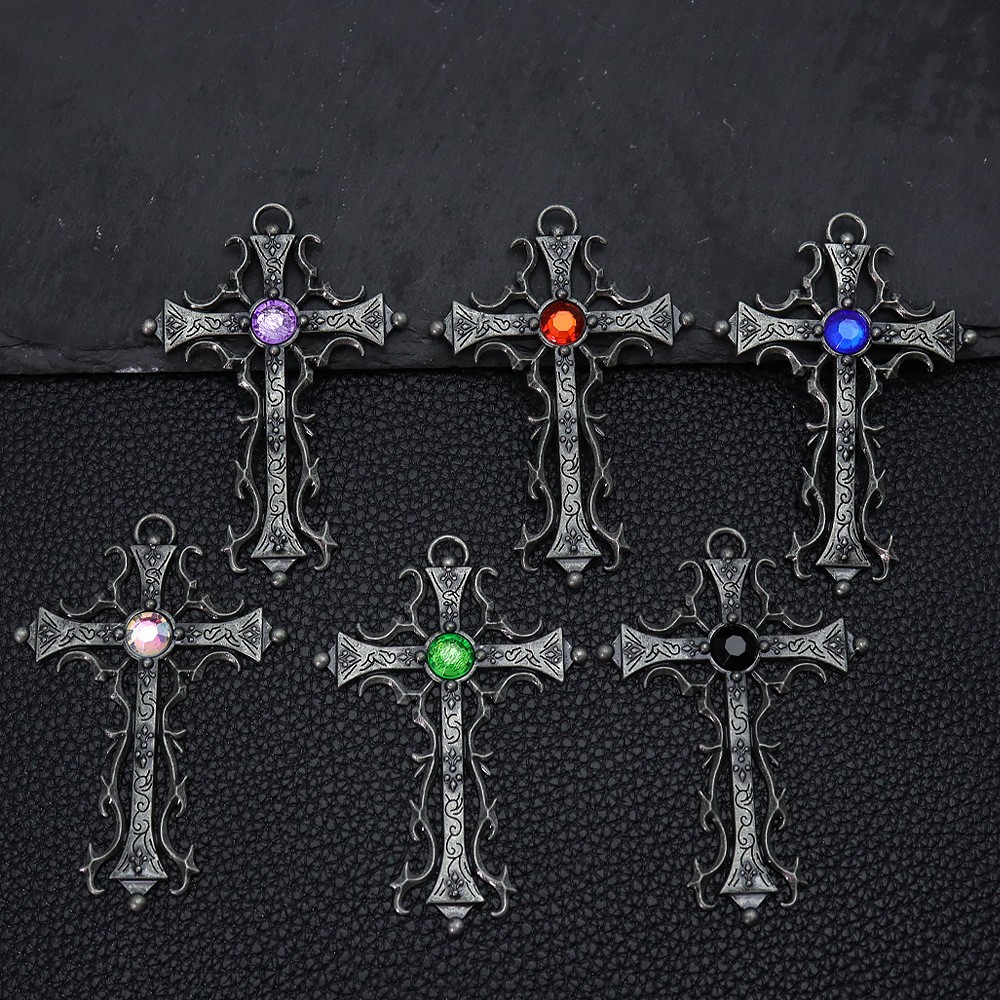 Street Fashion Necklace - 2 pieces of retro punk hollow