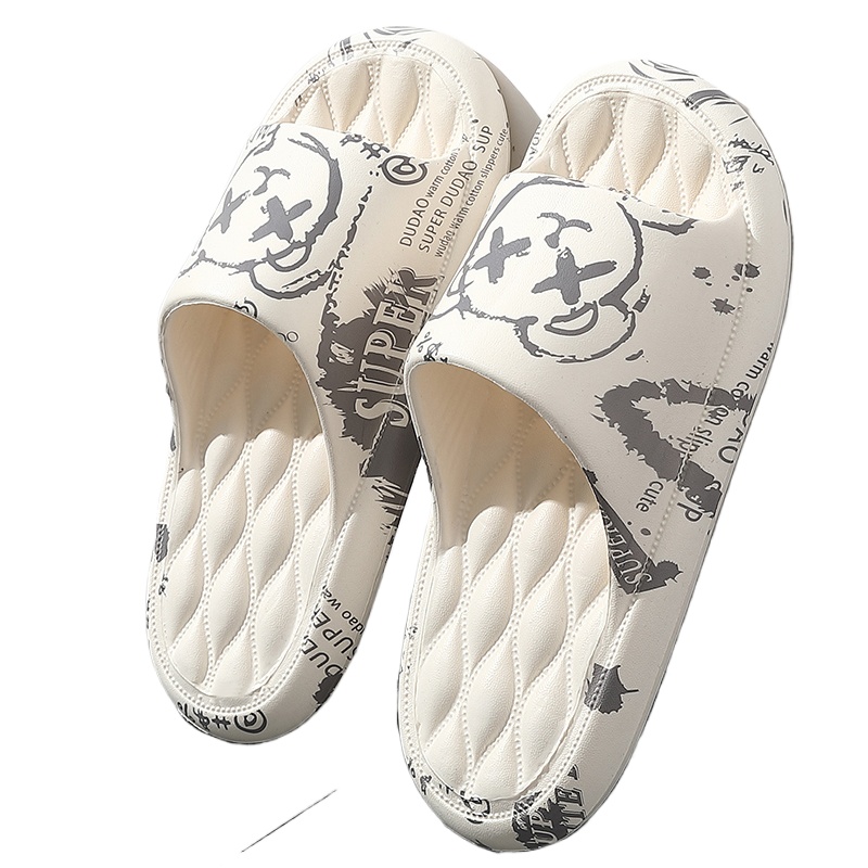 Street Fashion Hot - Hot Men's Flip-flops Summer Slippers Printing