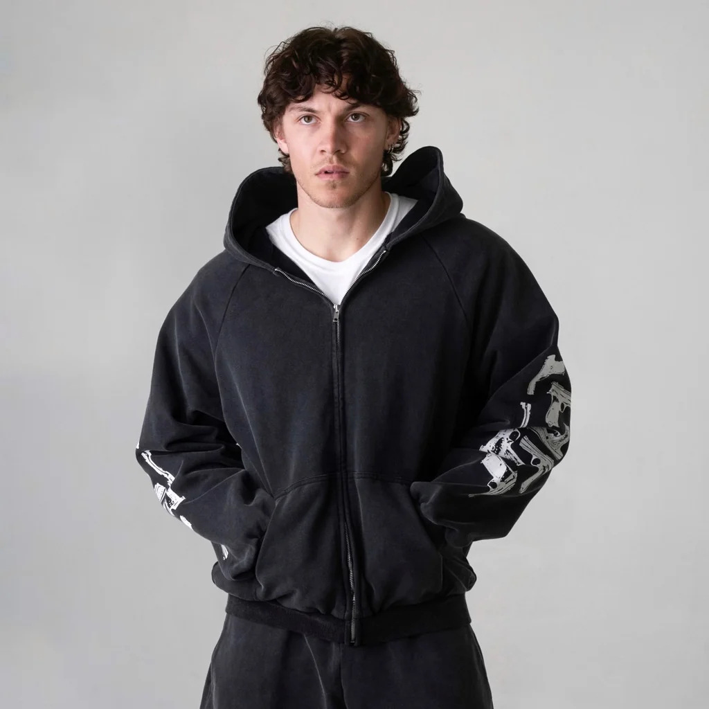 American street style, minorit - đánh giá và giá Street Fashion Zip Up Hoodie