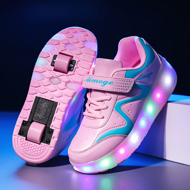 Fashion Luminous Roller Skates - đánh giá và giá Street Fashion Boy