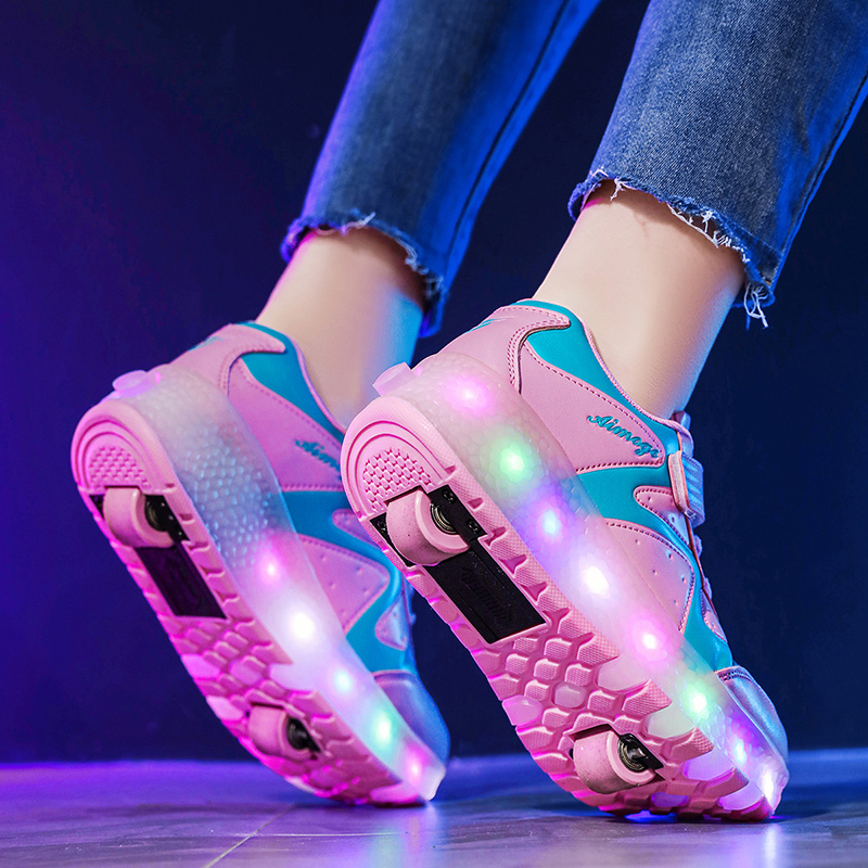 Fashion Luminous Roller Skates - đánh giá và giá Street Fashion Boy