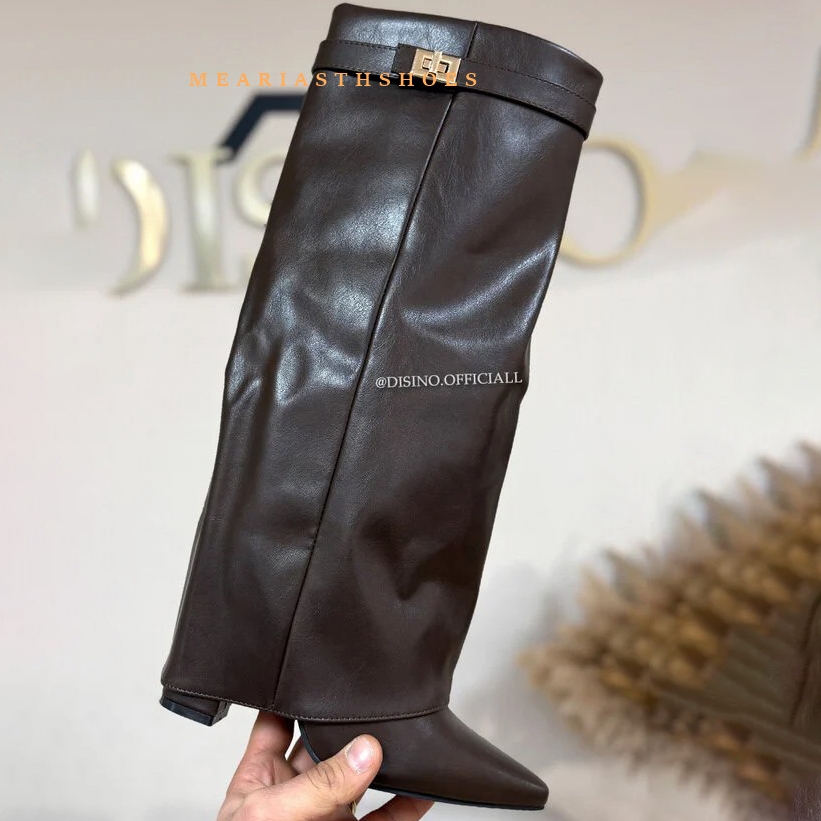 Women's Chunky Heel Knee High  - đánh giá và giá Street Fashion Winter