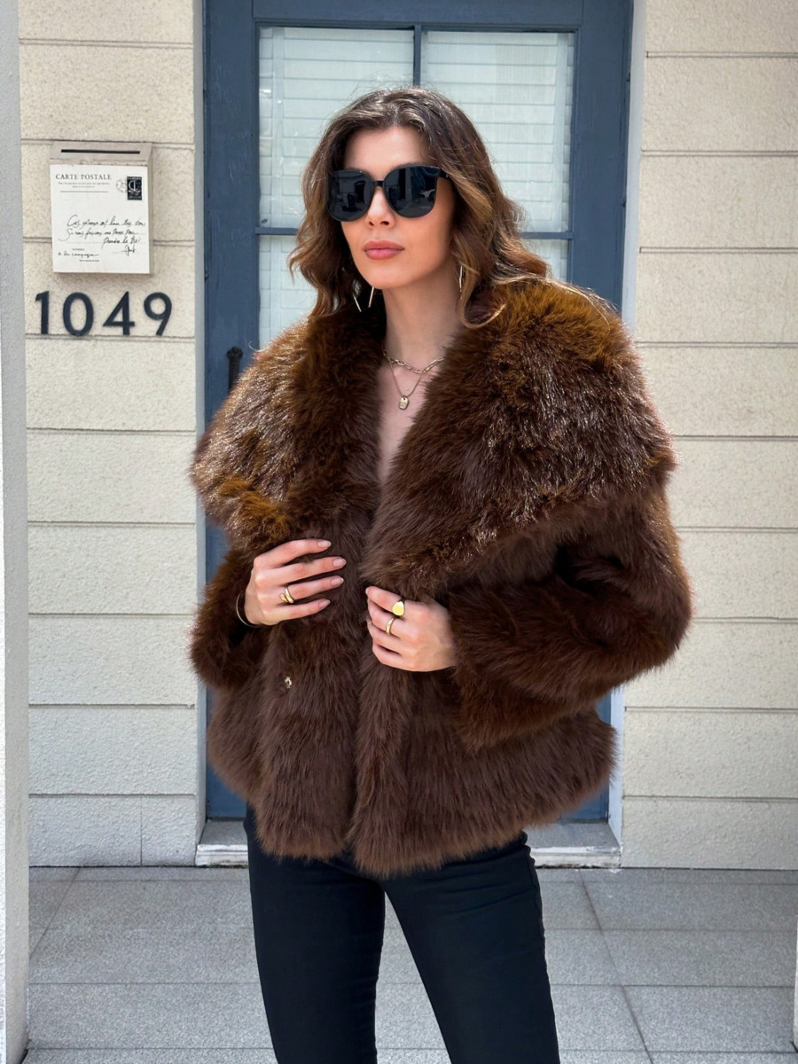 TOKO Women 2026 Faux Fur Coat  - đánh giá và giá Street Fashion Toko