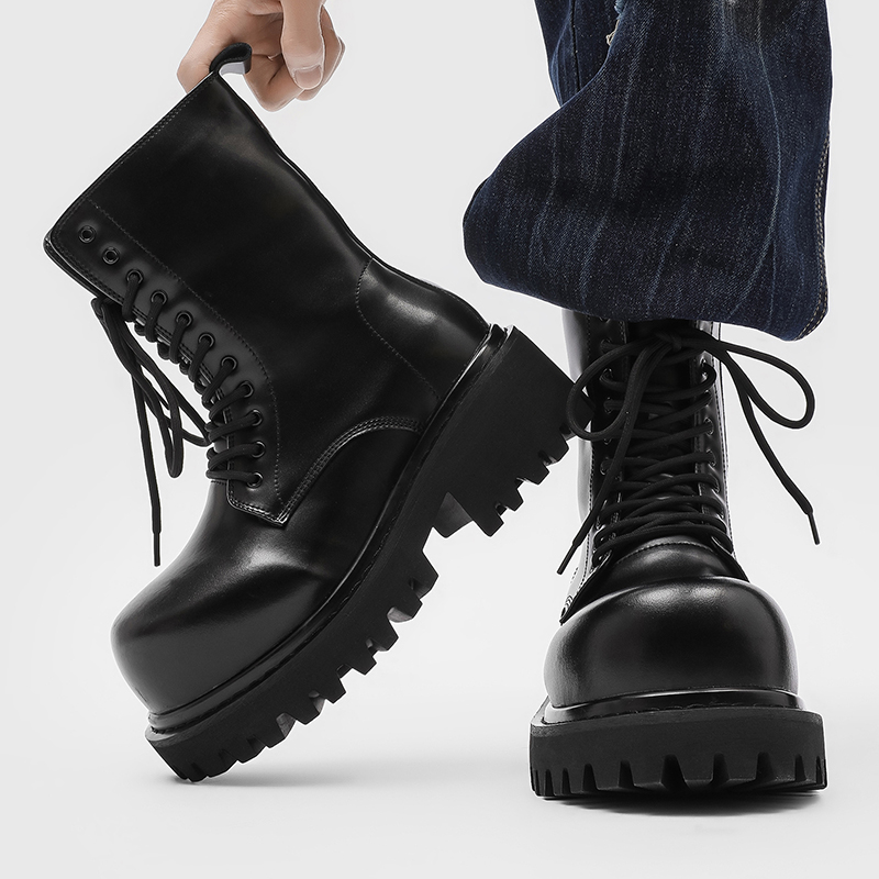 High Top Leather Boots for Cou - đánh giá và giá Street Fashion Plus Size
