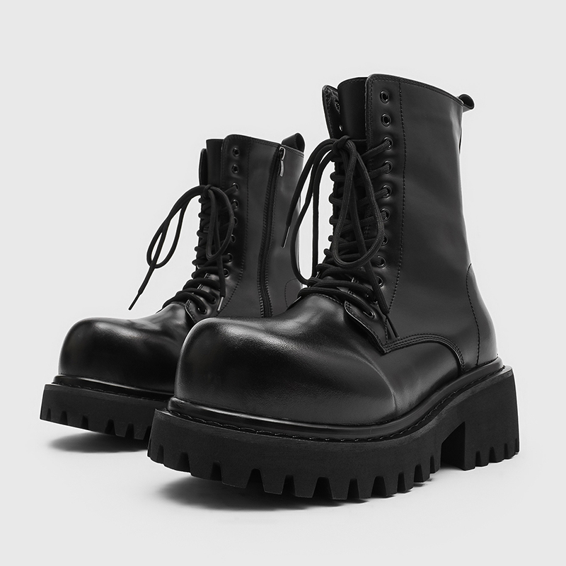 High Top Leather Boots for Cou - đánh giá và giá Street Fashion Plus Size