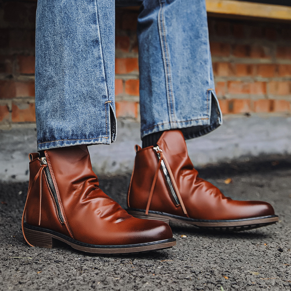 2026 Men's Genuine Leather Vin - đánh giá và giá Street Fashion Plus Size