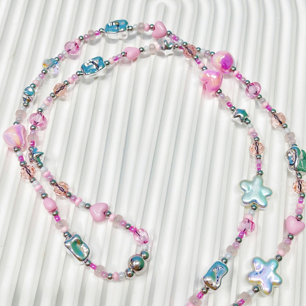 HERLOOK Pastel Y2K Heart Star  - đánh giá và giá Street Fashion Necklace