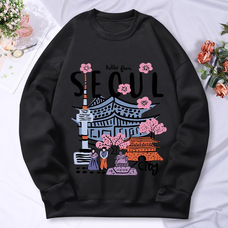 Seoul Beautiful Scenery Printi - đánh giá và giá Street Fashion Of Seoul