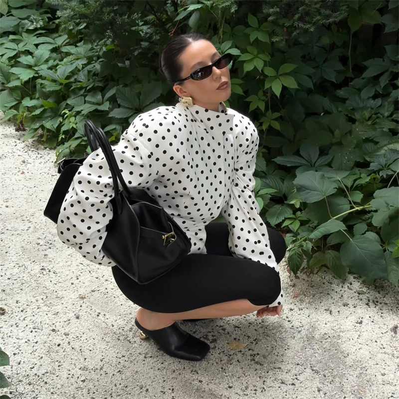 Women Polka Dot Jacket Fashion - đánh giá và giá Street Fashion Necklace