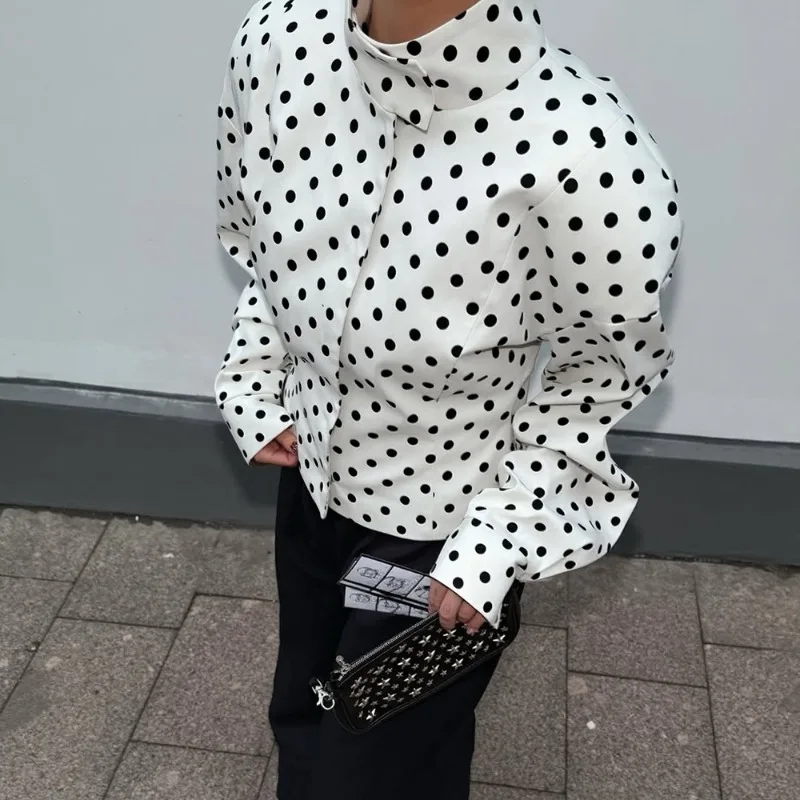 Women Polka Dot Jacket Fashion - đánh giá và giá Street Fashion Necklace