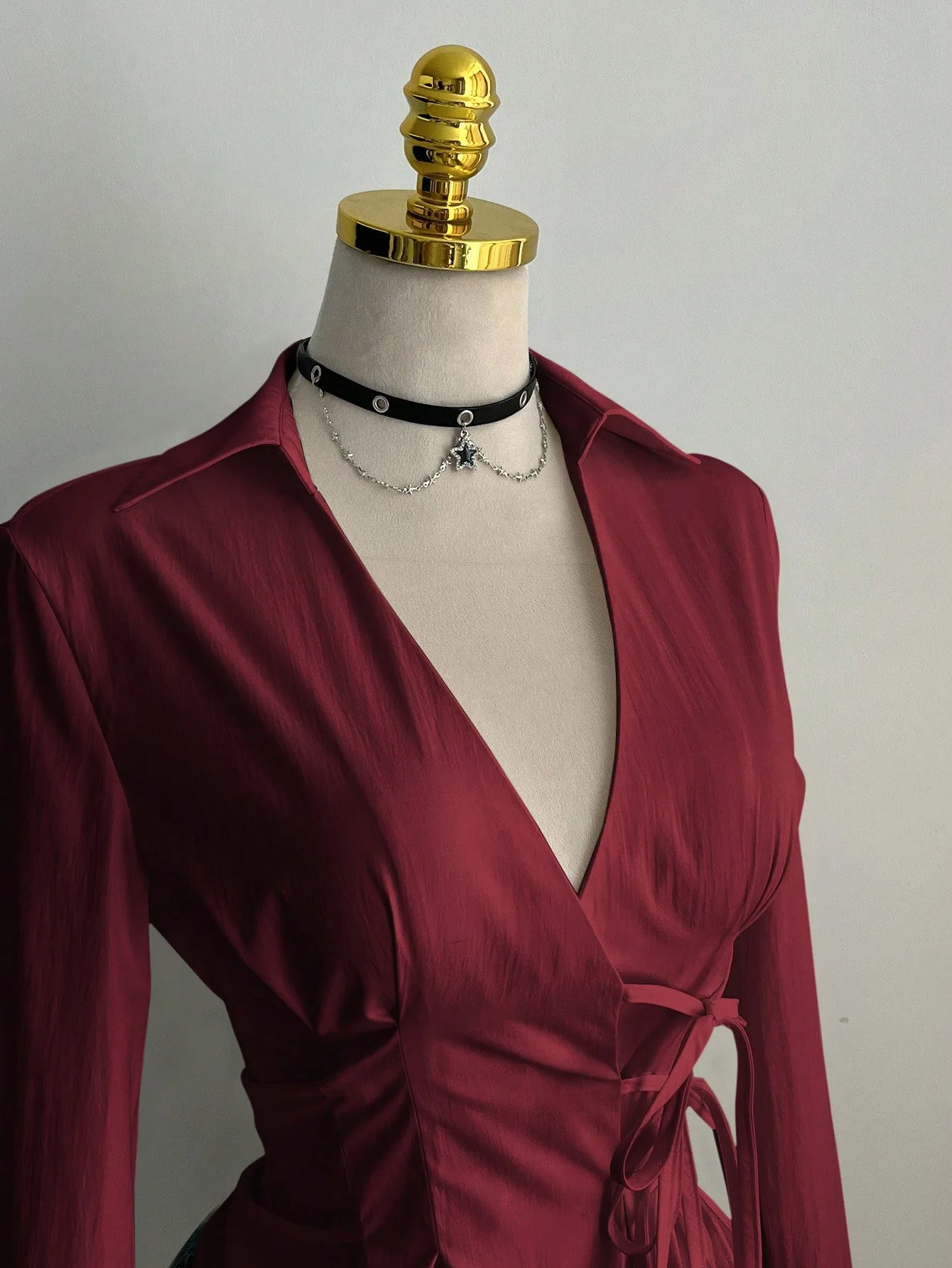 Fashion Long-sleeved Blouses S - đánh giá và giá Street Fashion Necklace
