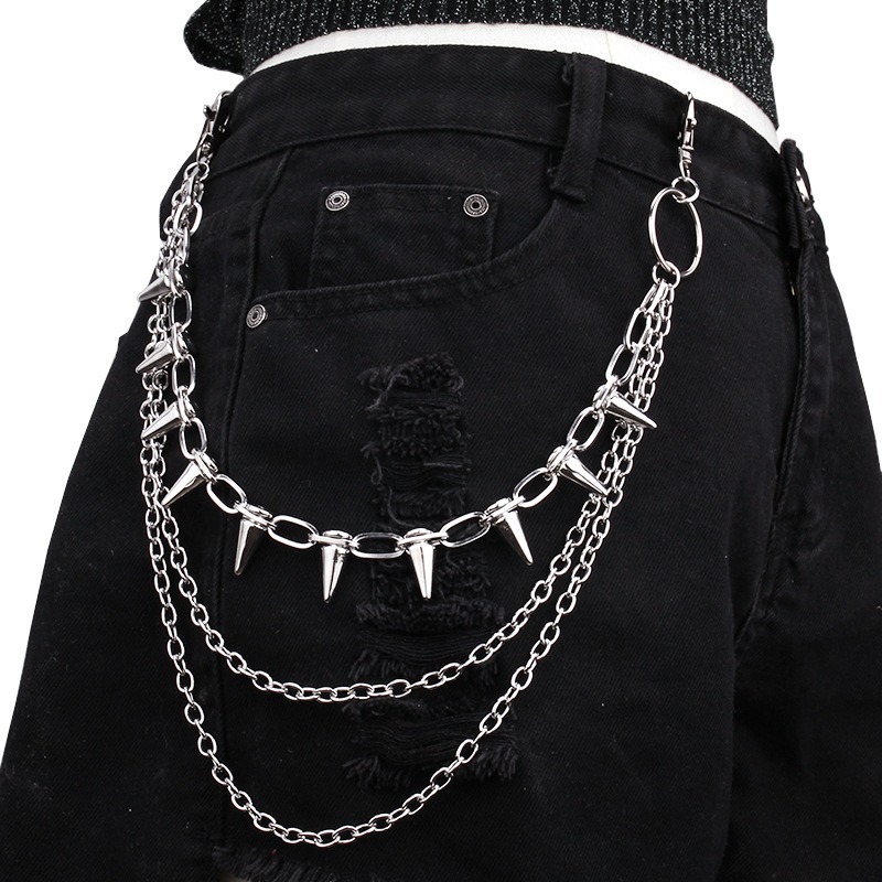 Hip Hop Punk Rock Metal Pants  - đánh giá và giá Street Fashion Necklace