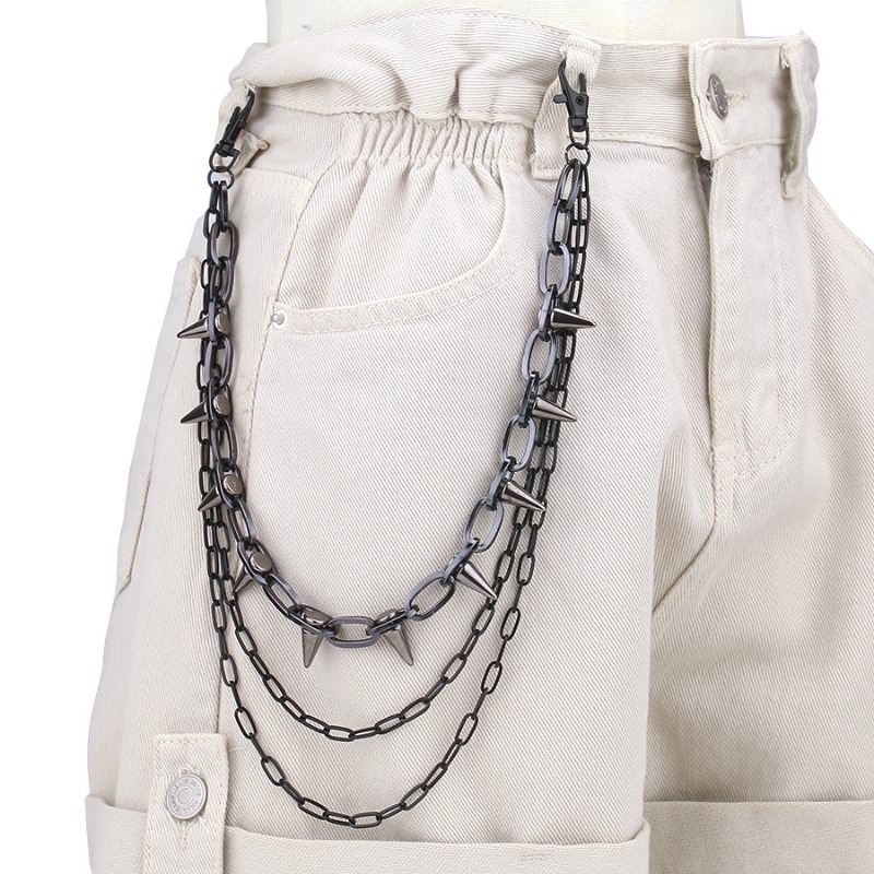 Hip Hop Punk Rock Metal Pants  - đánh giá và giá Street Fashion Necklace