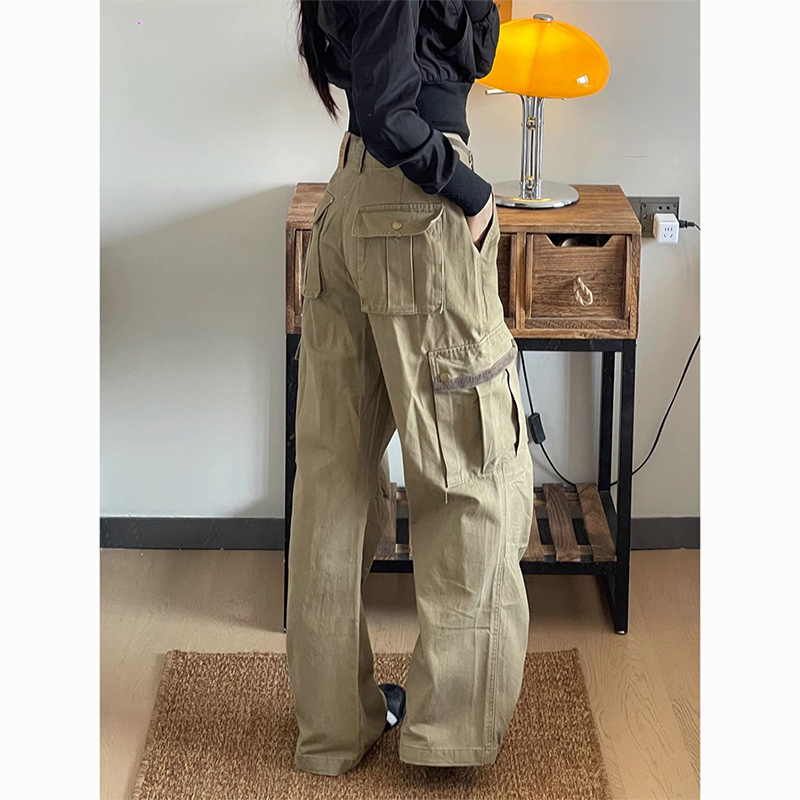 New Baggy Khaki Cargo Pants Wo - đánh giá và giá Japanese Street Fashion Female