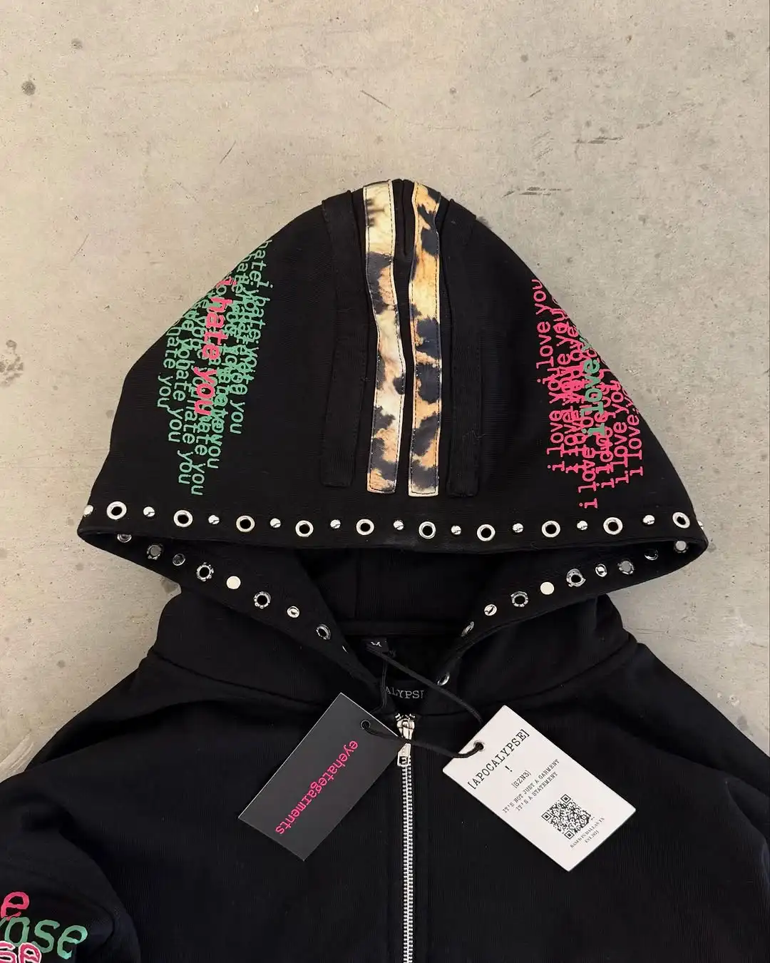 Eyehategarment Street Fashion  - đánh giá và giá Street Fashion Zip Up Hoodie